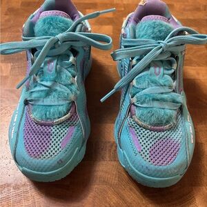 Vibrant Kids' Sneakers in Blue and Purple